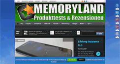 Desktop Screenshot of memoryland.de