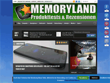 Tablet Screenshot of memoryland.de